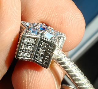 Bracciale Pandora argento s925 con 12 charms,donna