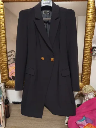 Elisabetta Franchi Giacca Corta Nera Tg M