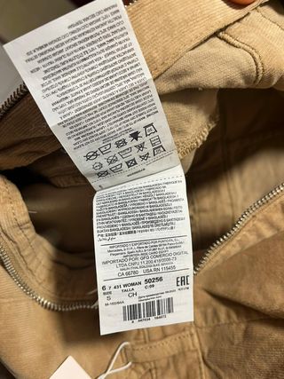 Mono de pana largo marrón