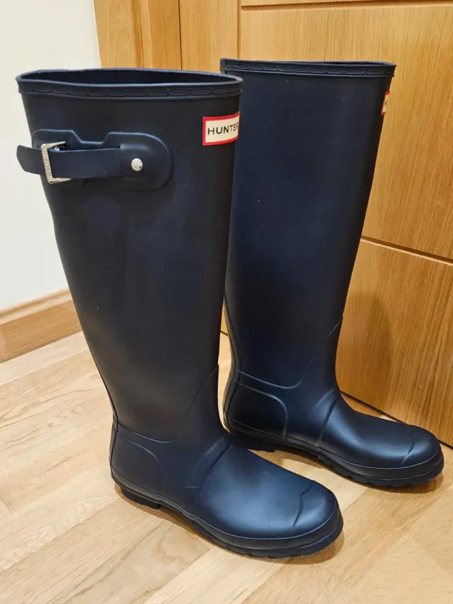 Botas Hunter azul marino Talla 39.