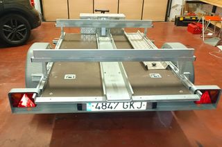 Remolque basculante moto multiusos