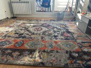 Tappeto Grande Stile Rustico Multicolore