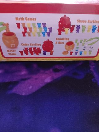 Juego Contar Ositos 72 piezas