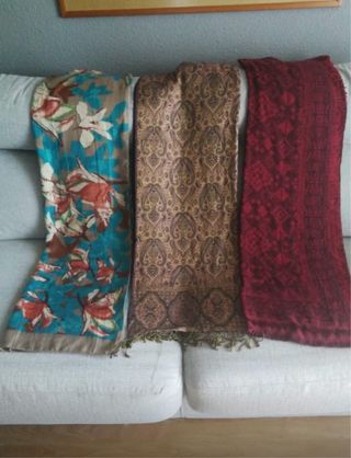 Lote 3 pañuelos grandes