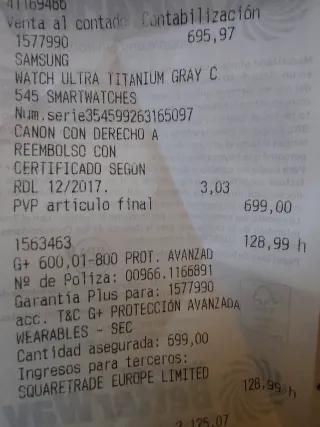 Samsung Galaxy Watch Ultra LTE Nuevo