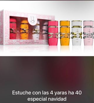 Estuche 4 Perfumes Yara Lattafa
