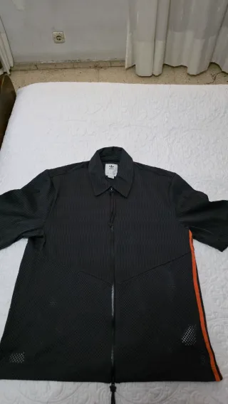 Camisa Adidas Oversize S/M/L Negra Naranja