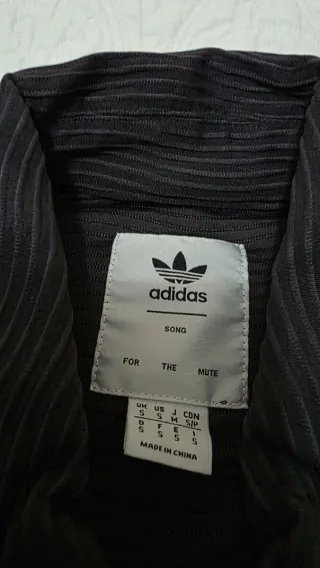 Camisa Adidas Oversize S/M/L Negra Naranja