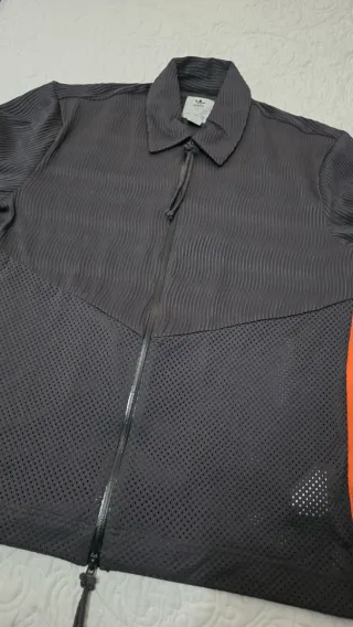 Camisa Adidas Oversize S/M/L Negra Naranja