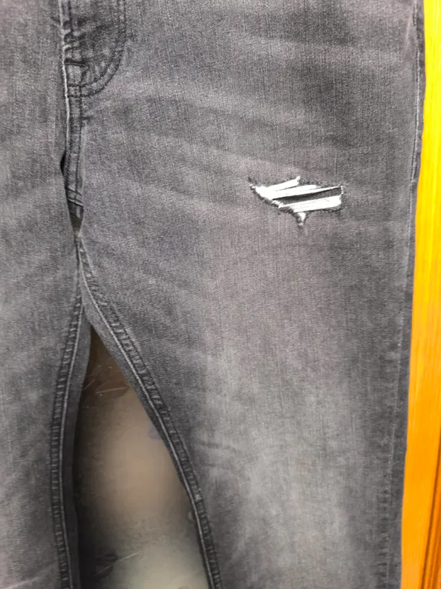 Vaqueros JACK & JONES Skinny Gris Talla 46