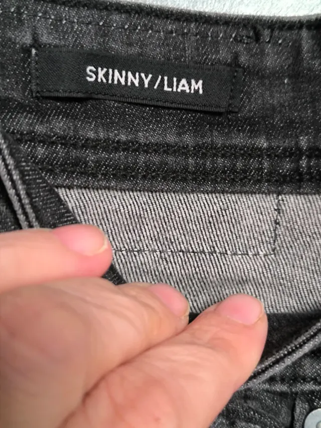 Vaqueros JACK & JONES Skinny Gris Talla 46