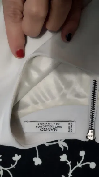 Vestido y Abrigo Calvin Klein Talla L