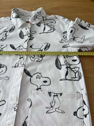 Chaqueta vaquera Snoopy blanca