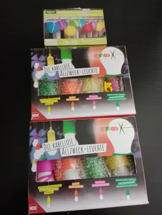 Set lampade universali senza filo colors