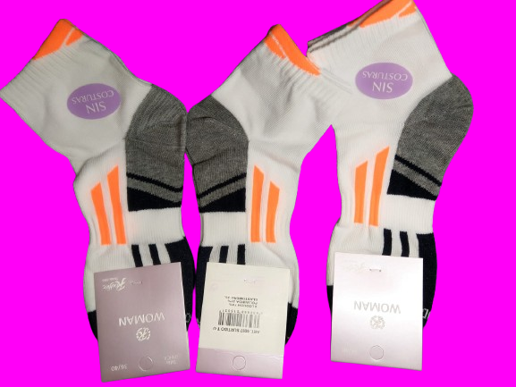 Pack 3 Pares Calcetines DOT SPORT Talla 43-46