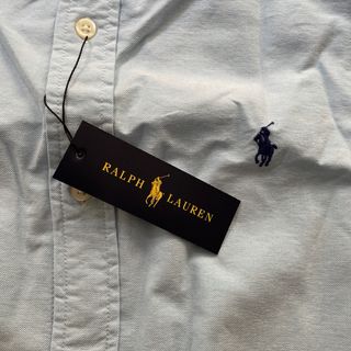 Camisa Polo Ralph Lauren azul claro