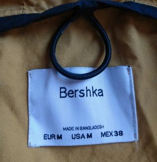 Giacca leggera Bershka color Senape