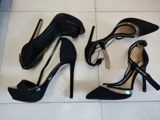 Zapatos de tacón y cuña