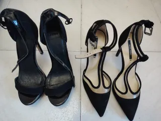 Zapatos de tacón y cuña