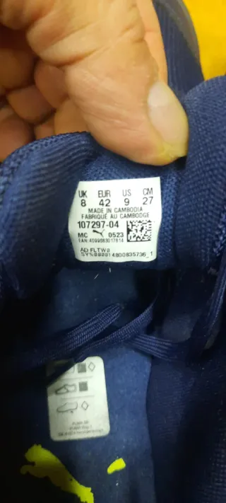 Scarpe Puma Uomo Blu.