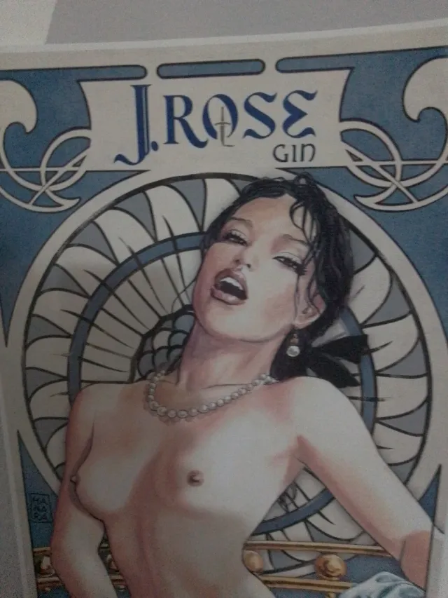 Poster J. Rose Gin Milo Manara N.6