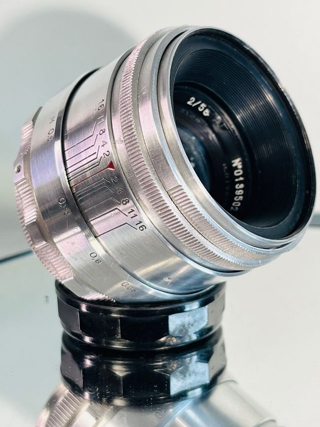 Helios 44 KMZ Prata Antigo