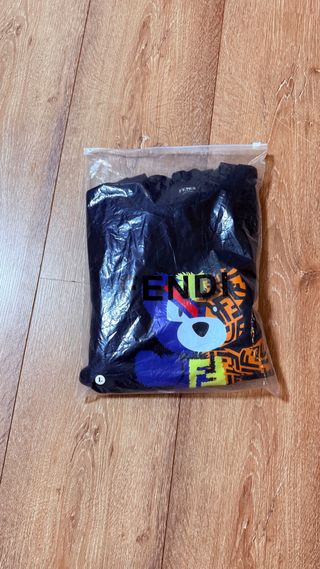 Sudadera Fendi Oso Multicolor Negra