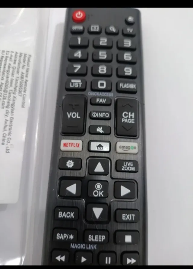 Controle remoto LG AKB7537