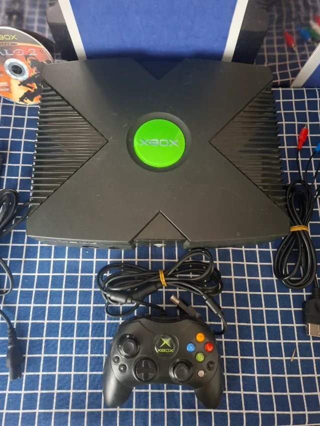 XBOX HDD 80GB CLASSIC ORIGINAL COMPLETA