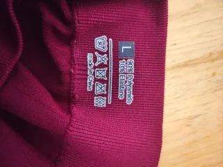 Mallas de deporte para embarazada. Negro y burdeos