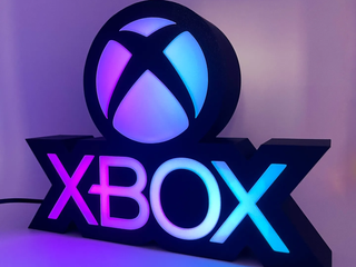 Lámpara Logo Xbox Impresa 3D