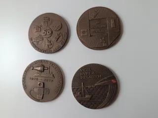 Monedas conmemorativas Telefónica (4 unidades)