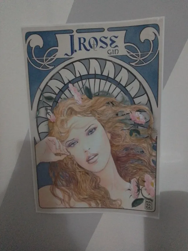 Poster J. Rose Gin Milo Manara N.9