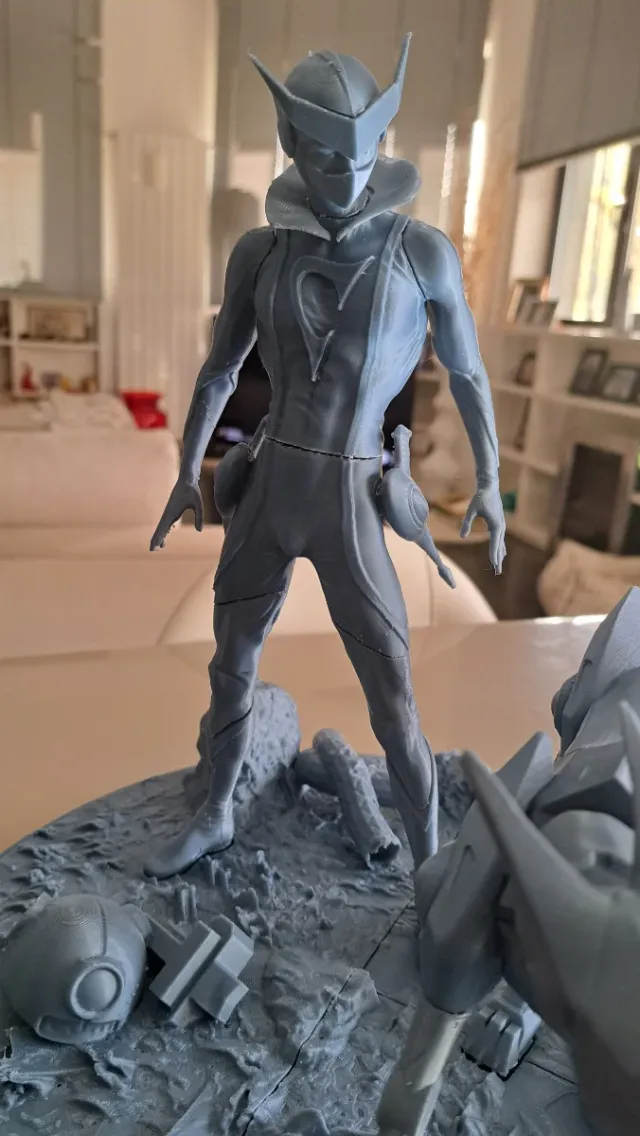 Diorama Casshern e Flender