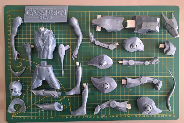 Diorama Casshern e Flender