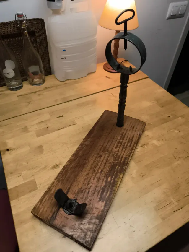 Jamonero madera y metal