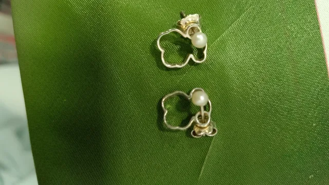 Pendientes TOUS Plata y Perla Cultivada
