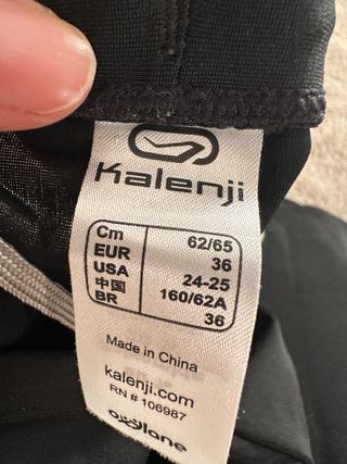 Mallas running Kalenji negras