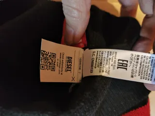 Berretto invernale Diesel a righe