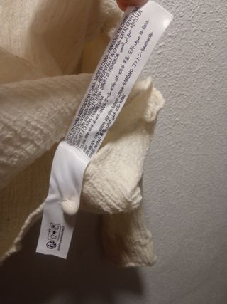 Blusa lana Massimo Dutti crema