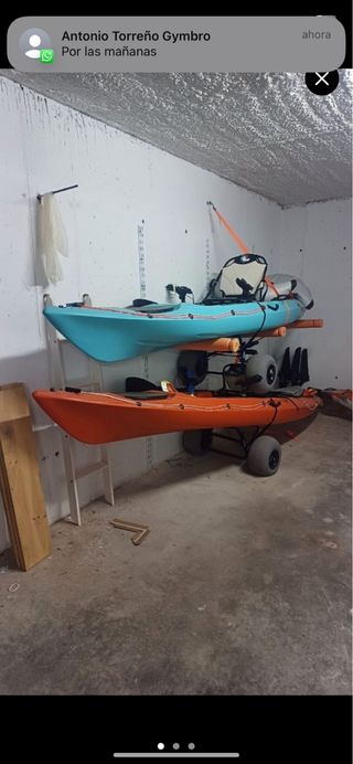 Kayak Alboran FX2, carro, remo y sonda