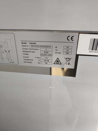 NEVERA BAJO MOSTRADOR CASFRI