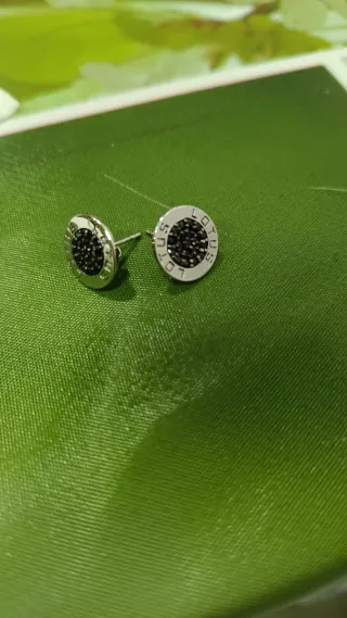 Pendientes Lotus Plata y Ónix