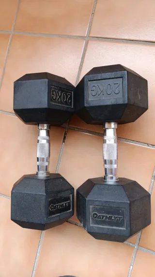 Mancuernas 20kg Hexagonales