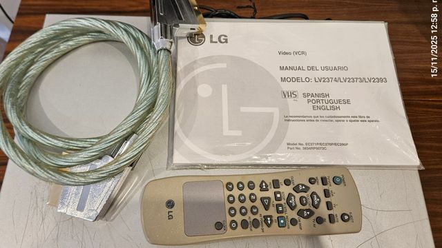 Reproductor VHS LG LV2393