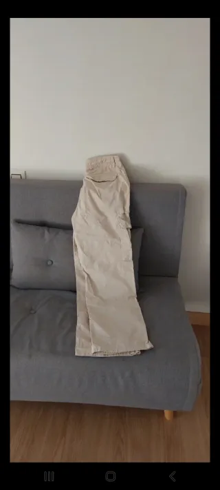 Pantalón cargo Zara beige Talla 36