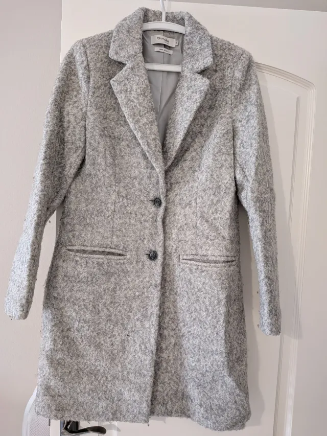 Abrigo gris mujer talla M