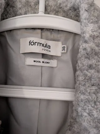 Abrigo gris mujer talla M