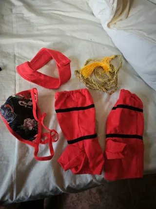 Traje estilo kimono japonés talla S