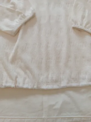 Jersey y blusa talla L blusa marfil sin estrenar